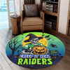 Canberra Raiders Round Rug Creep It Real When Darkness Falls