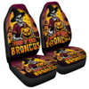 Brisbane Broncos Car Seat Cover Creep It Real When Darkness Falls