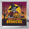 Brisbane Broncos Shower Curtain Creep It Real When Darkness Falls
