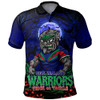 New Zealand Warriors Polo Shirt Full Moon Monster Uprising Halloween Night