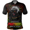 Penrith Panthers Polo Shirt Full Moon Monster Uprising Halloween Night