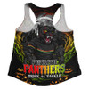 Penrith Panthers Women Racerback Tank Full Moon Monster Uprising Halloween Night