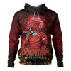 Redcliffe Dolphins Hoodie Full Moon Monster Uprising Halloween Night