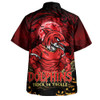 Redcliffe Dolphins Hawaiian Shirt Full Moon Monster Uprising Halloween Night