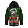 South Sydney Rabbitohs Hooded Padded Jacket Full Moon Monster Uprising Halloween Night