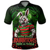 South Sydney Rabbitohs Polo Shirt Full Moon Monster Uprising Halloween Night