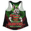 South Sydney Rabbitohs Women Racerback Tank Full Moon Monster Uprising Halloween Night