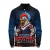Sydney Roosters Long Sleeve Polo Shirt Full Moon Monster Uprising Halloween Night