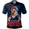 Sydney Roosters Polo Shirt Full Moon Monster Uprising Halloween Night