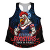 Sydney Roosters Women Racerback Tank Full Moon Monster Uprising Halloween Night