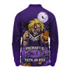 Fremantle Long Sleeve Polo Shirt Off The Chain Strength Halloween Beast Rising Unleashed Fury