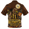 Hawthorn Zip Polo Shirt Off The Chain Strength Halloween Beast Rising Unleashed Fury