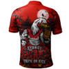 Sydney Swans Polo Shirt Off The Chain Strength Halloween Beast Rising Unleashed Fury
