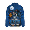 Geelong Cats Padded Jacket Off The Chain Strength Halloween Beast Rising Unleashed Fury