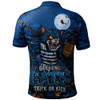 Geelong Cats Polo Shirt Off The Chain Strength Halloween Beast Rising Unleashed Fury