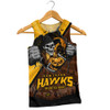 Hawthorn Men Tank Top Skeleton Rising Through The Shadows Of Haunted Night