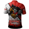 Sydney Swans Polo Shirt Skeleton Rising Through The Shadows Of Haunted Night