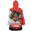 Sydney Swans Snug Hoodie Skeleton Rising Through The Shadows Of Haunted Night