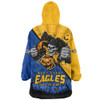 West Coast Eagles Snug Hoodie Skeleton Rising Through The Shadows Of Haunted Night