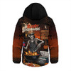Australia Hooded Padded Jacket Halloween Bloody Good Barbie Skeleton BBQ Chillin Night