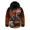 Australia Hooded Padded Jacket Halloween Bloody Good Barbie Skeleton BBQ Chillin Night