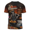 Australia T-Shirt Halloween Bloody Good Barbie Skeleton BBQ Chillin Night
