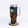 Adelaide Crows 40oz Tumbler Off The Chain Strength Halloween Beast Rising Unleashed Fury