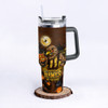 Hawthorn 40oz Tumbler Off The Chain Strength Halloween Beast Rising Unleashed Fury