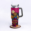 Brisbane Lions 40oz Tumbler Off The Chain Strength Halloween Beast Rising Unleashed Fury