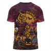 Brisbane Broncos T-Shirt Haunted Champion Rising From The Halloween Graveyard