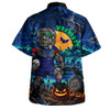 New Zealand Warriors Hawaiian Shirt Haunted Champion Rising From The Halloween Graveyard