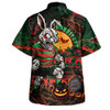 South Sydney Rabbitohs Hawaiian Shirt Haunted Champion Rising From The Halloween Graveyard