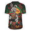 South Sydney Rabbitohs Rugby Jersey Haunted Champion Rising From The Halloween Graveyard