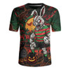 South Sydney Rabbitohs Rugby Jersey Haunted Champion Rising From The Halloween Graveyard