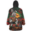 South Sydney Rabbitohs Snug Hoodie Haunted Champion Rising From The Halloween Graveyard