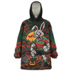 South Sydney Rabbitohs Snug Hoodie Haunted Champion Rising From The Halloween Graveyard