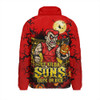 Gold Coast SUNS Padded Jacket Off The Chain Strength Halloween Beast Rising Unleashed Fury