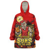 Gold Coast SUNS Snug Hoodie Off The Chain Strength Halloween Beast Rising Unleashed Fury
