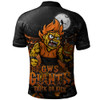 GWS GIANTS Polo Shirt Off The Chain Strength Halloween Beast Rising Unleashed Fury