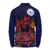 Melbourne Long Sleeve Polo Shirt Off The Chain Strength Halloween Beast Rising Unleashed Fury