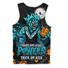 Port Adelaide Men Tank Top Off The Chain Strength Halloween Beast Rising Unleashed Fury
