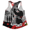 Australia Women Racerback Tank Last Post Remembrance Day Soldiers Remembered