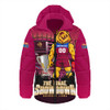 Brisbane Lions Hooded Padded Jacket The Final Showdown One Last Fight For Glory