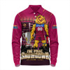 Brisbane Lions Long Sleeve Polo Shirt The Final Showdown One Last Fight For Glory