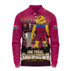 Brisbane Lions Long Sleeve Polo Shirt The Final Showdown One Last Fight For Glory
