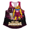 Brisbane Lions Women Racerback Tank The Final Showdown One Last Fight For Glory