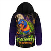 Australia Hooded Padded Jacket Rainbow Lorikeets Sugar Rush Halloween Spooky Treats