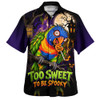 Australia Hawaiian Shirt Rainbow Lorikeets Sugar Rush Halloween Spooky Treats