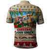 Australia Polo Shirt Christmas Down Under Sun Surf And Festive Cheer