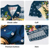 Carlton Hawaiian Shirt Santa Surfing Down Under Christmas Footy